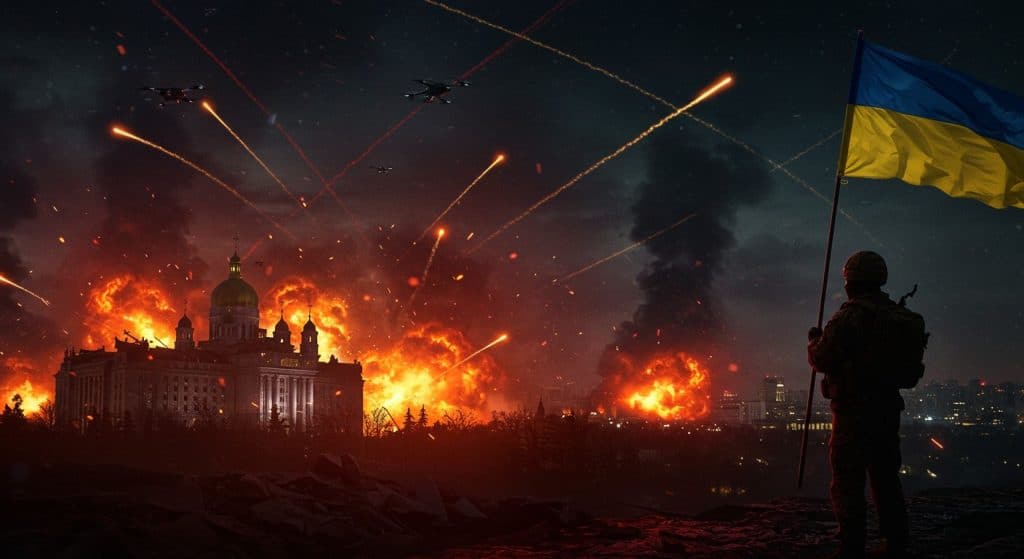 Guerre en Ukraine : Une Attaque Russe Record Secoue Kiev