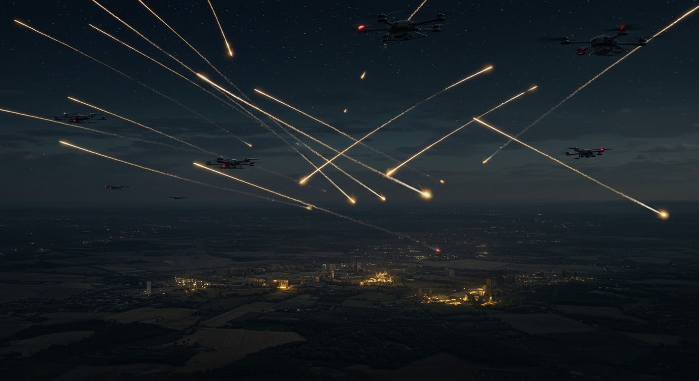Explorez la guerre des airs entre Ukraine et Russie : drones, missiles, suprématie aérienne. Quels enjeux stratégiques dominent ce conflit ?