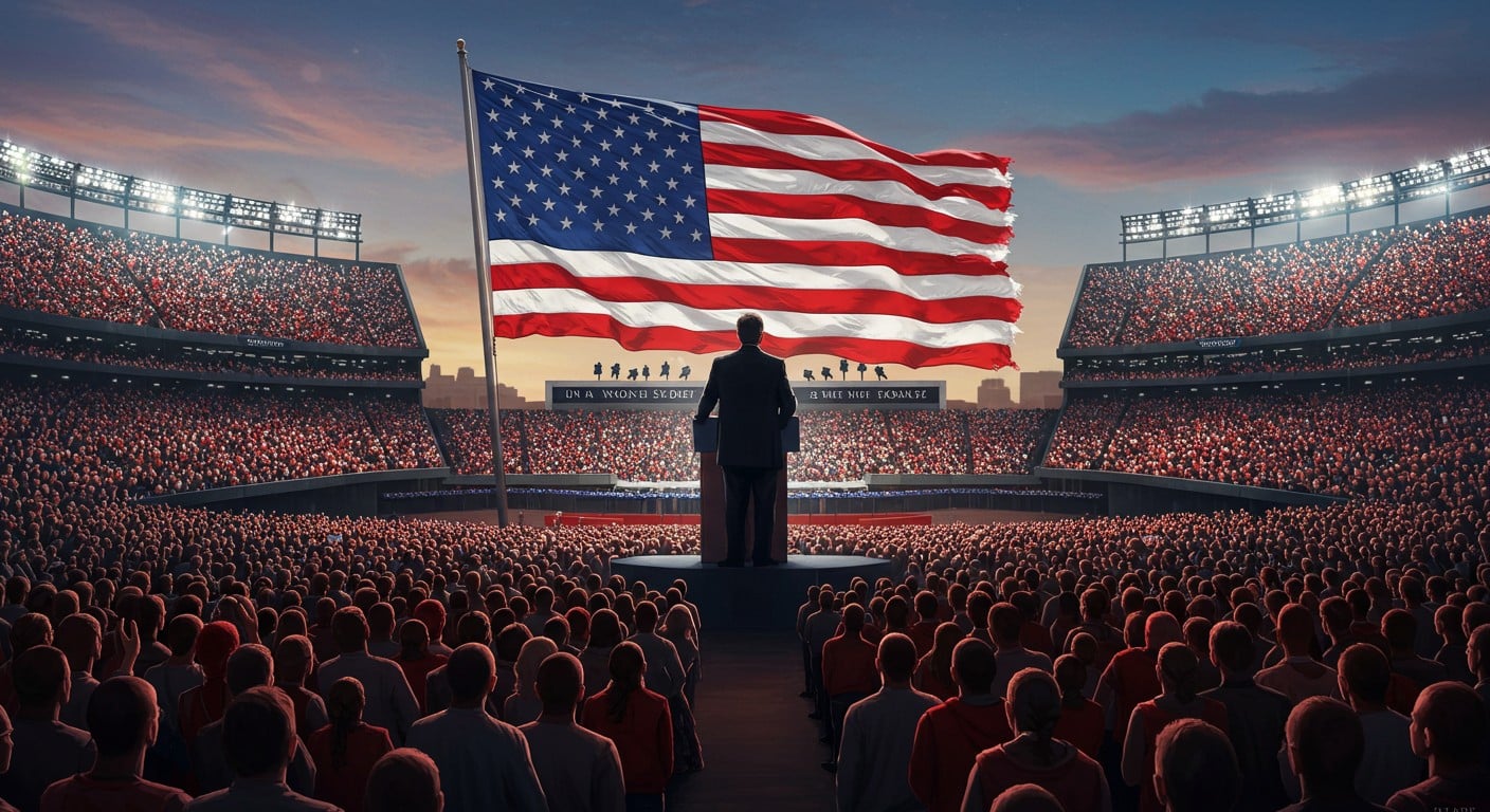 Un vibrant hommage à Charlie Kirk, figure de la liberté, marqué par l’émotion et la politique. Découvrez l’impact de cet événement historique.