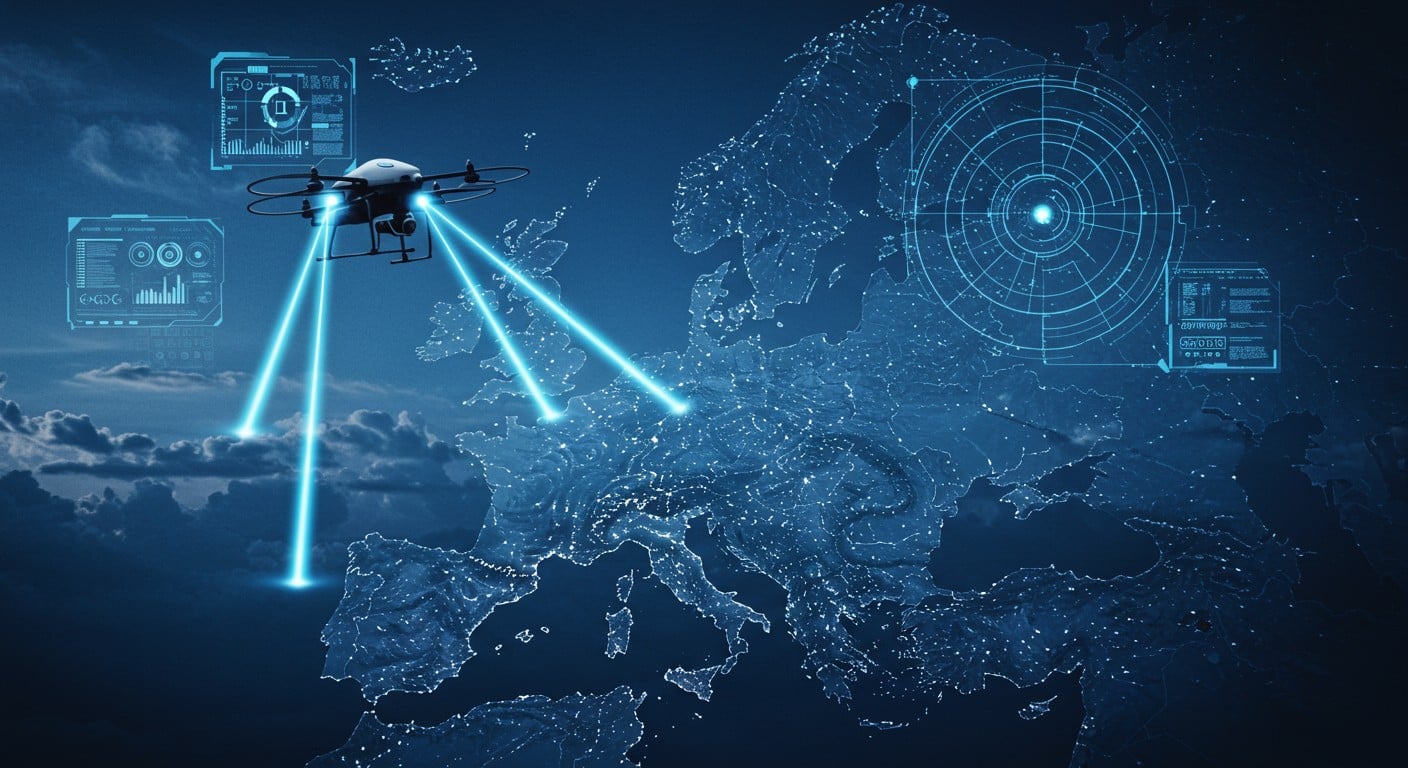 L’IA révolutionne la défense contre les drones en Europe. Découvrez comment elle détecte et neutralise ces menaces volantes avec précision et efficacité.