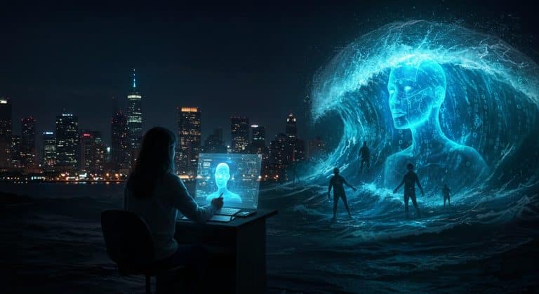 IA Tsunami pour l’Humanité : Thriller Dalloway Alerte