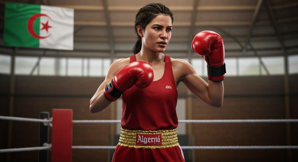 Imane Khelif Défie les Tests de Féminité en Boxe