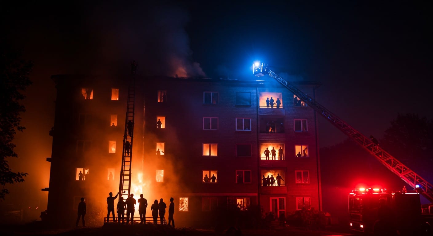 Incendie dramatique à Persan : 14 habitants hospitalisés, 8 sauvés par les pompiers. Découvrez les détails de cette nuit chaotique et les leçons à tirer.