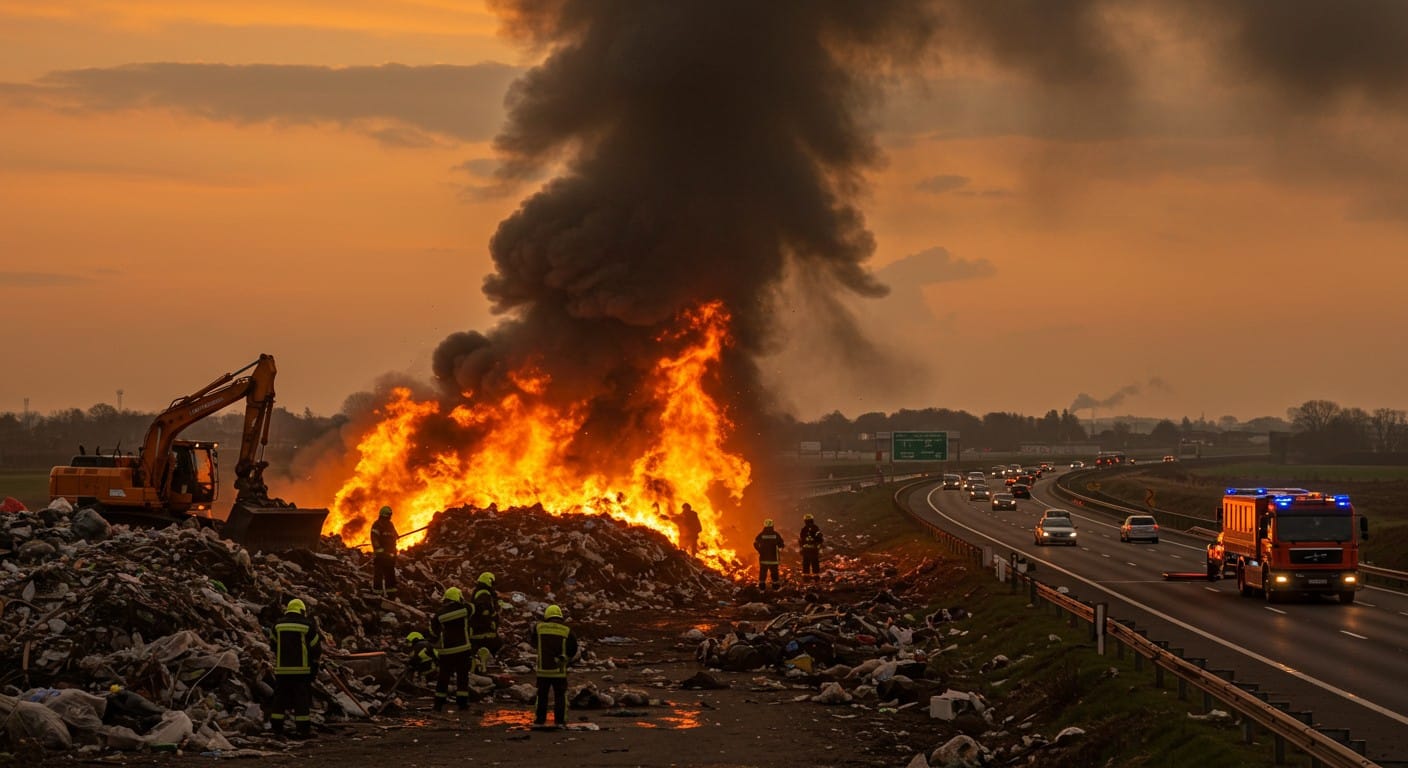 Un incendie de détritus près d’un campement à Villepinte bloque l’A104. Découvrez les détails, les impacts et les enjeux de cette crise environnementale.