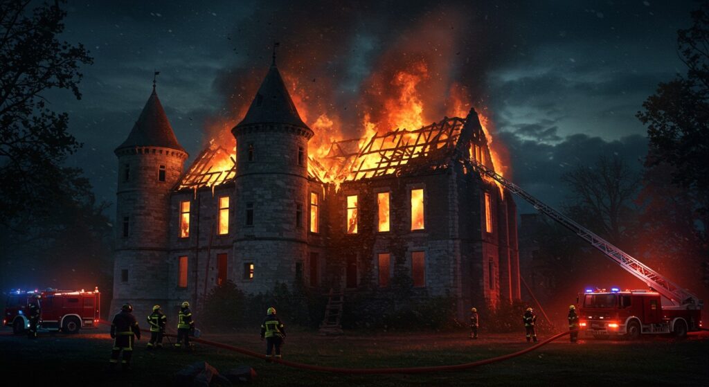 Incendie Château Médavy : Un Patrimoine Dévasté