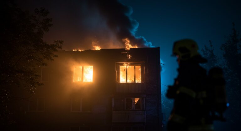 Incendie Tragique à Cergy : Un Homme de 75 Ans Perd la Vie