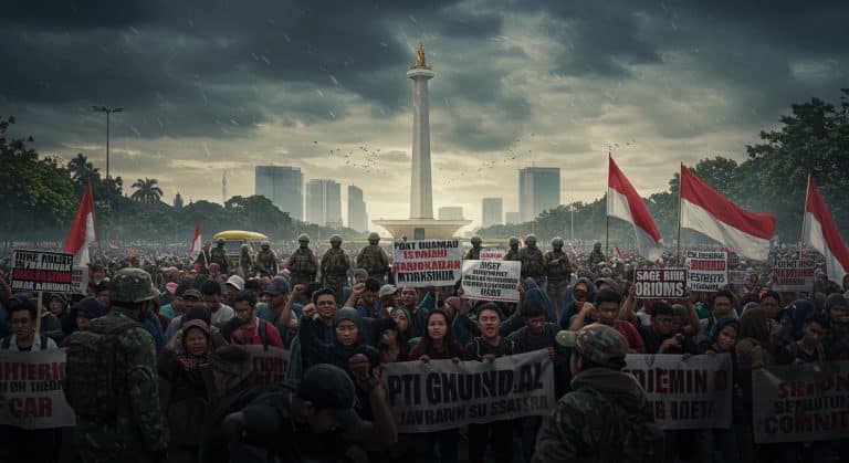 Indonésie : Manifestations et Tensions, l’Armée Déployée
