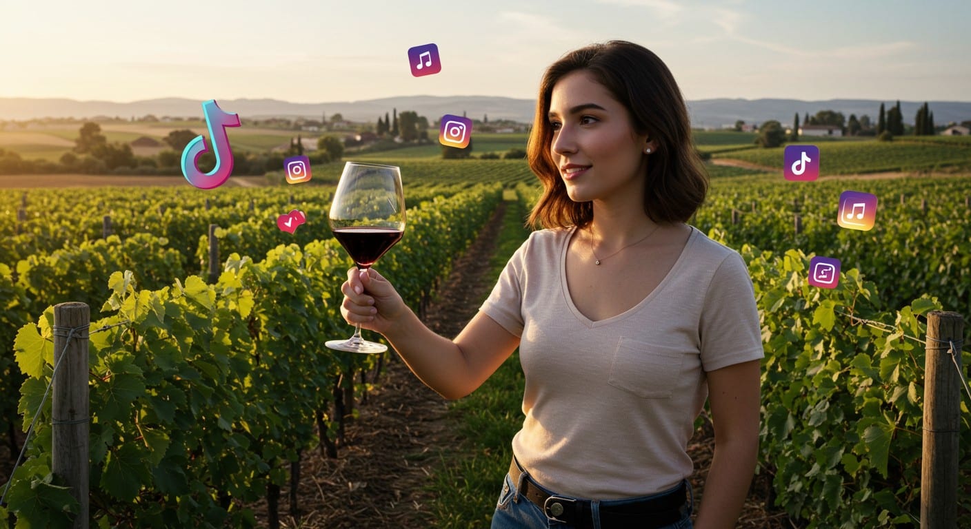 Découvrez comment les influenceurs du vin transforment TikTok et Instagram avec des vidéos ludiques et accessibles, séduisant les jeunes et les marques viticoles.