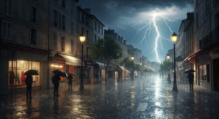 Intempéries Sud-Est : Pluies, Orages et Grêle Déferlent