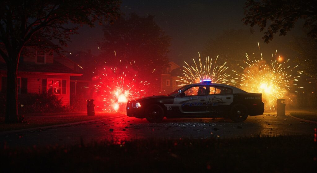 Isère : Gendarmes Blessés par Feux d’Artifice