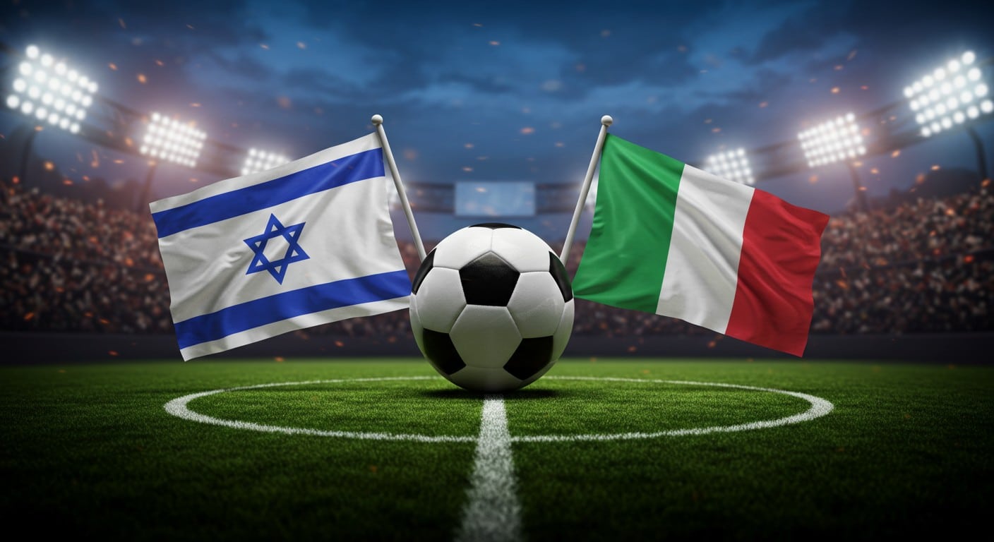 Regardez Israël-Italie en direct ce 8 sept. 2025 ! Découvrez l’heure, la chaîne TV et les enjeux du match des éliminatoires de la Coupe du Monde 2026.