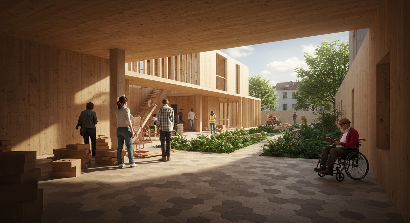 Un projet unique à Ivry mêle pension pour précaires et colocation pour handicapés. Découvrez ce lieu solidaire qui prend forme pour 2027 !