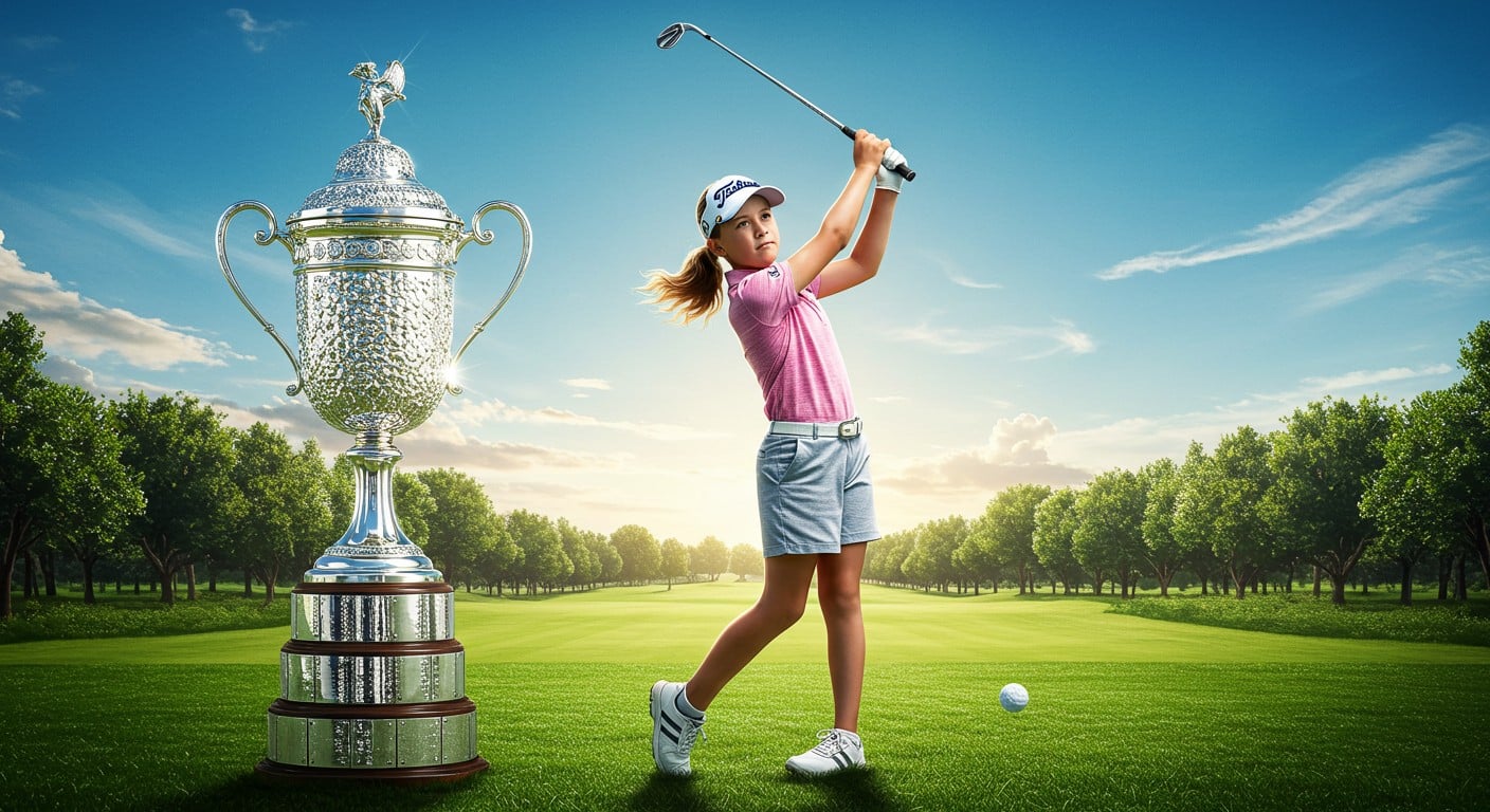 À 11 ans, Justine Lanne-Lewinski rêve de devenir n°1 mondiale de golf. Découvrez son parcours, ses ambitions et les sacrifices de sa famille.