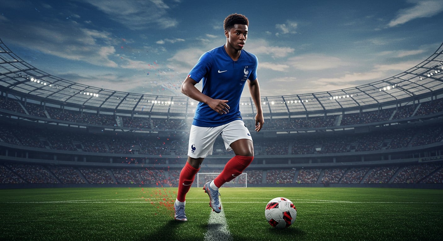Kylian Mbappé brille en équipe de France : buts, passes, sélections, capitanats. Découvrez ses records et ses ambitions pour détrôner les légendes !