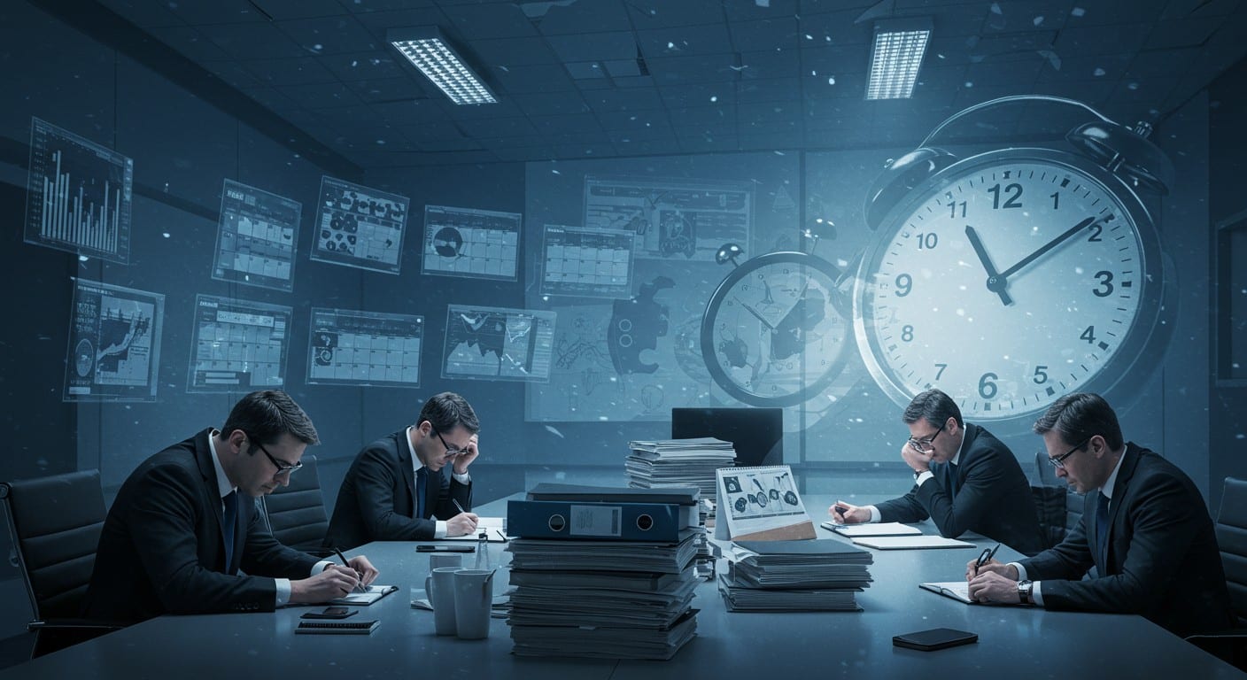 La réunionite aiguë vole le temps des dirigeants. Découvrez ses causes, impacts et solutions pour optimiser votre productivité en entreprise.