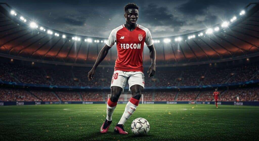 Lamine Camara : L’Étoile Montante de Monaco en Ligue des Champions