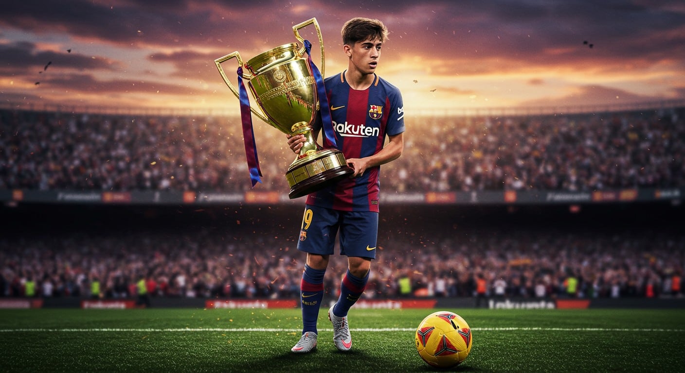 Lamine Yamal remporte le Trophée Kopa 2025 pour la 2e fois consécutive. Découvrez son exploit, les votes et les talents émergents du foot mondial.