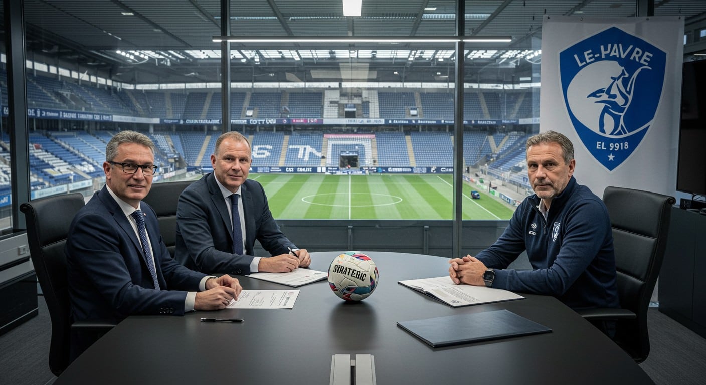 Comment Le Havre prospère en Ligue 1 grâce à un trio uni : président, directeur sportif et entraîneur. Découvrez leur stratégie unique !