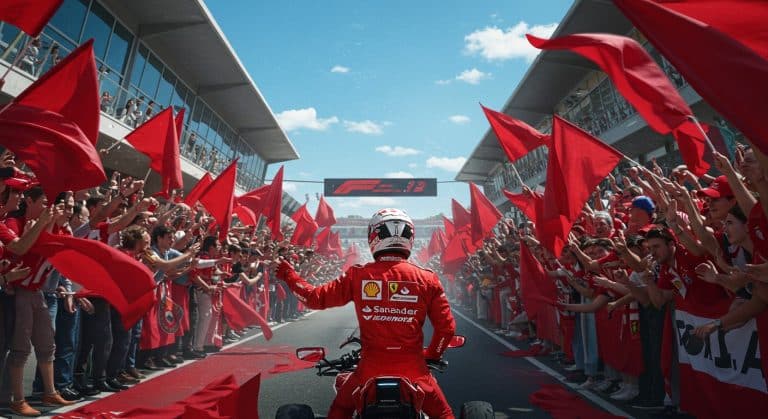 Lewis Hamilton à Monza : Une Arrivée Époustouflante en Moto