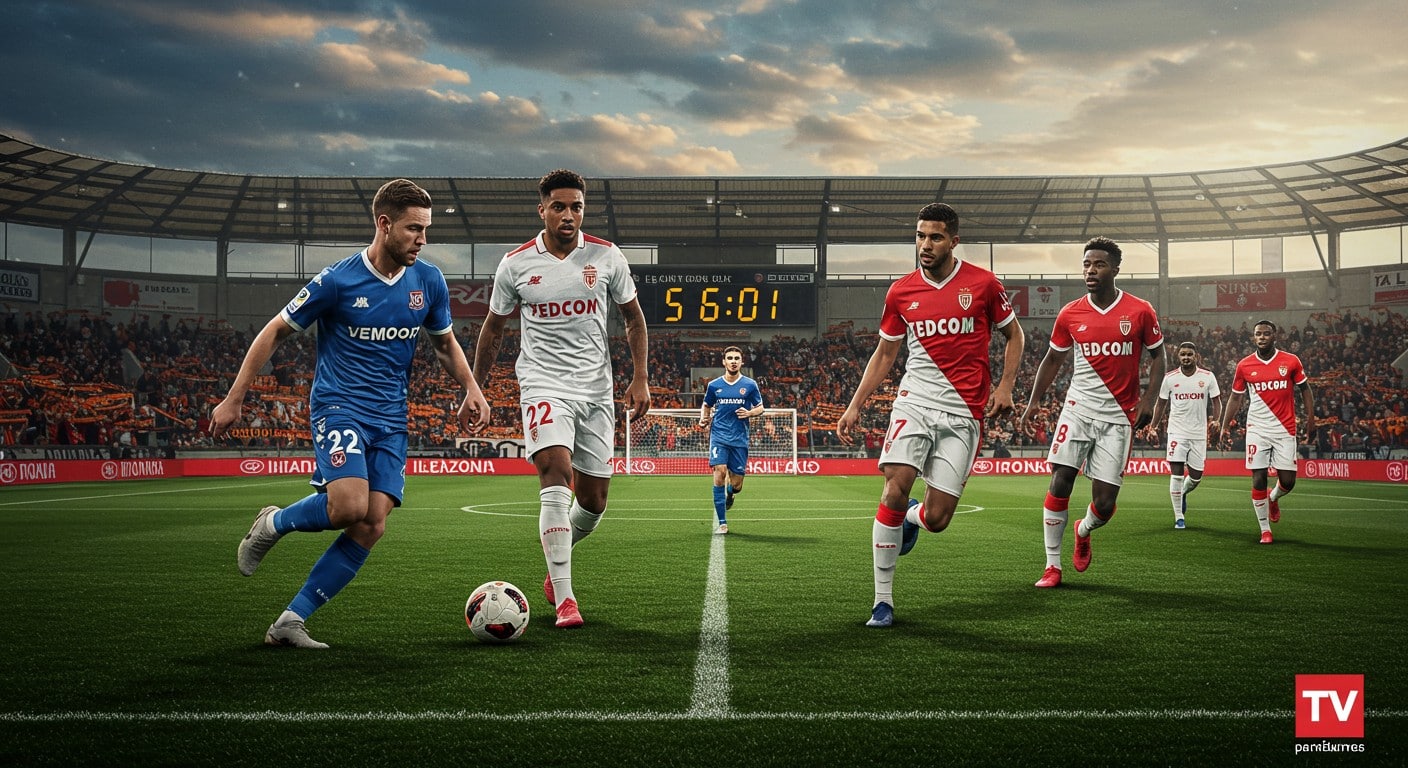 Découvrez l'heure exacte, la chaîne TV pour Lorient-Monaco enAnalysant la demande- La demande concerne un article de blog sur le match Lorient-Monaco de la 6e journée de Ligue 1. 6e journée de Ligue 1, plus analyses, formes des équipes et pronostics. Un choc qui pourrait tout changer au classement !