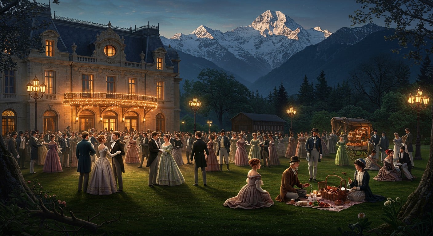 Découvrez Luchon transformée en perle du Second Empire les 13-14 septembre: costumes d'époque, danses, pique-nique champêtre et bal au casino. Une plongée élégante dans l'histoire pyrénéenne qui ravira tous les amateurs de patrimoine vivant.