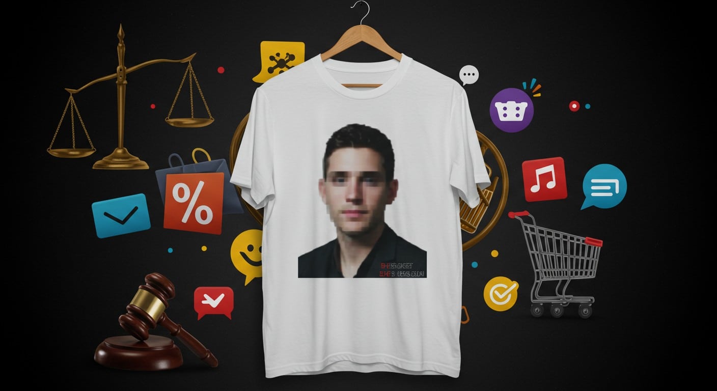 Un visage familier sur un t-shirt à 10$ ? Découvrez comment l’image de Luigi Mangione, accusé de meurtre, a secoué le web et les débats sur la santé aux USA.