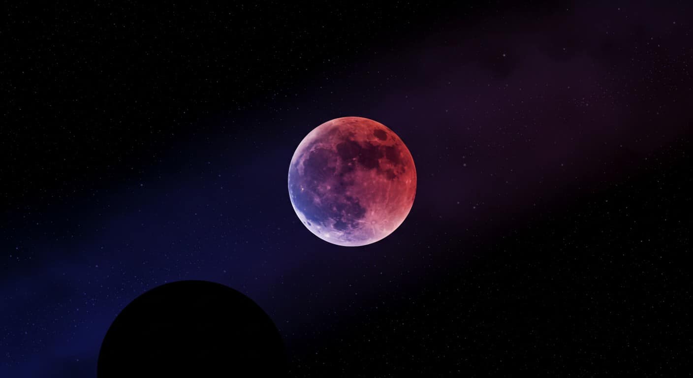 Admirez les images spectaculaires de la Lune de sang 2025, une éclipse lunaire totale visible dans le monde. Découvrez ce phénomène unique !