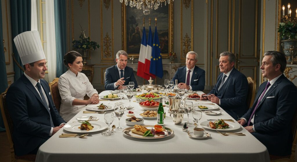 Macron Réunit les Chefs : Crise et Gastronomie à l’Élysée