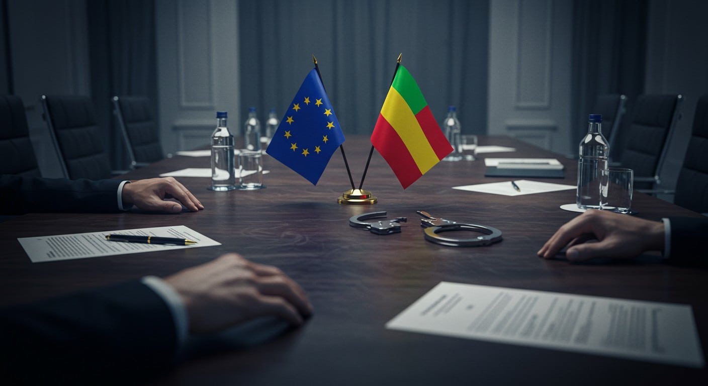 L’UE exige la libération d’un diplomate arrêté au Mali. Une affaire d’espionnage secoue Bamako. Découvrez les dessous de cette crise diplomatique.
