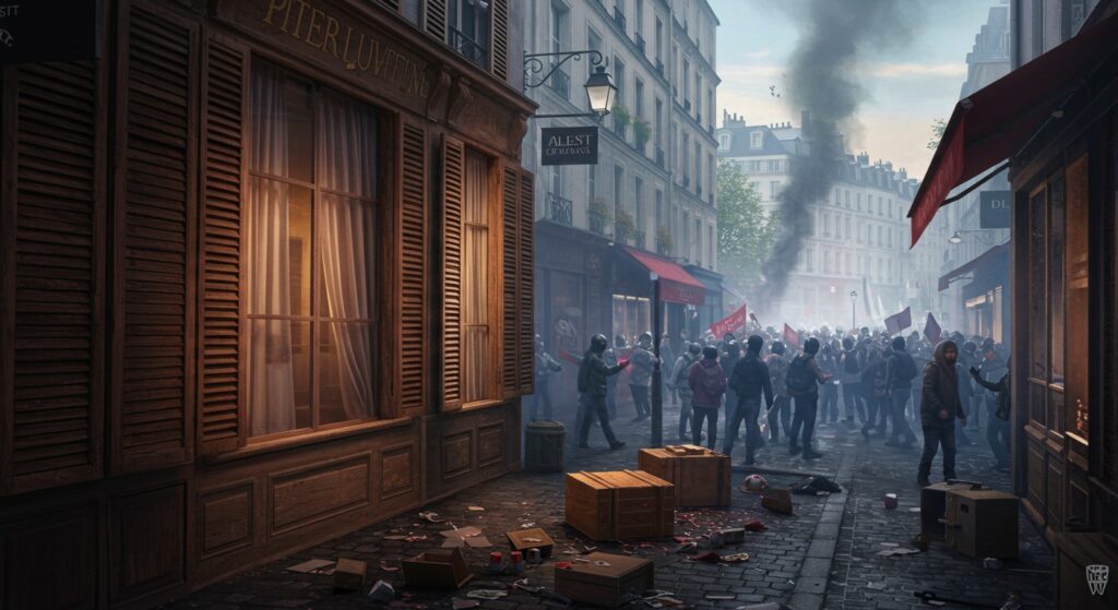 Manifestation à Paris : Commerçants entre Peur et Résilience