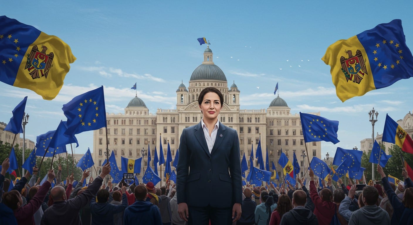 La Moldavie choisit l’UE avec la victoire du PAS. Maia Sandu défie l’ingérence russe. Découvrez l’avenir européen du pays.