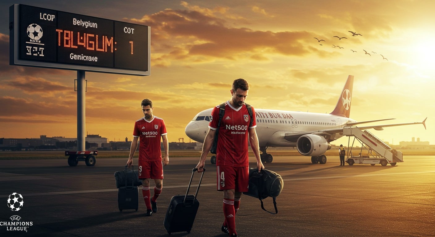 Monaco face à Bruges : un vol retardé par une panne laisse les joueurs en sueur. Comment ce contretemps impacte-t-il leur match de Ligue des Champions ?