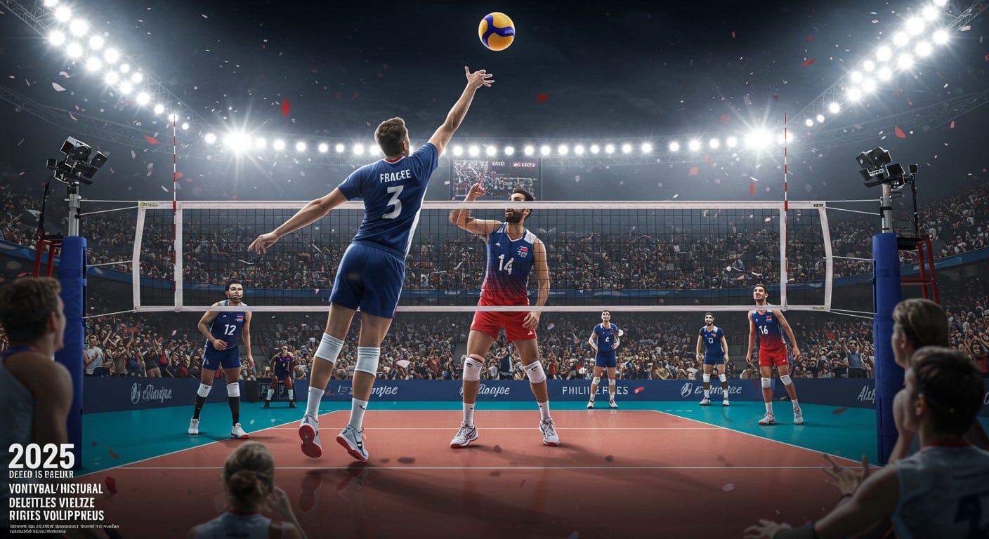 Le Mondial de volley 2025 débute ! Les Bleus, doubles champions olympiques, visent leur première médaille mondiale. Programme, favoris, diffusion : tout savoir.