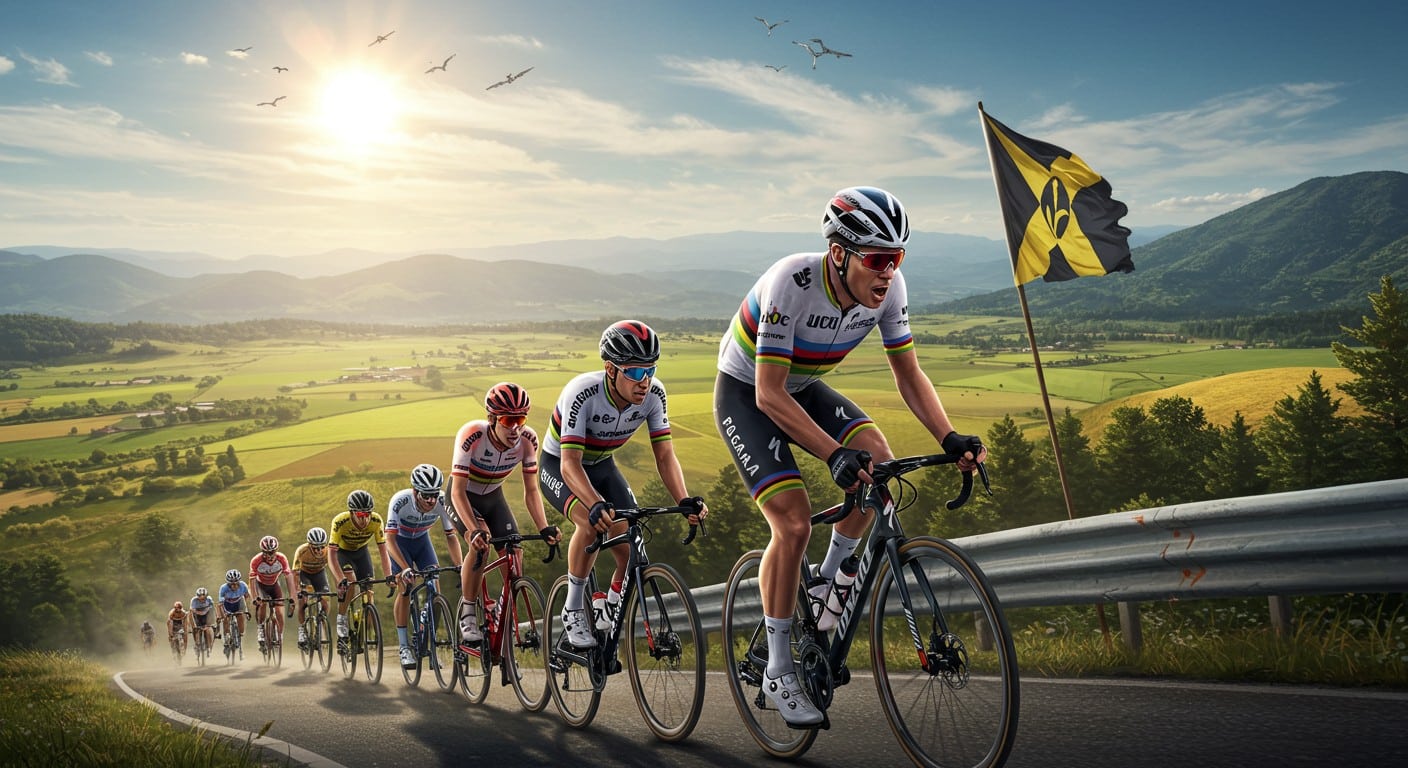 Tadej Pogacar favori des Mondiaux de cyclisme 2025 au Rwanda ! Evenepoel, Del Toro ou les Bleus : qui peut le battre sur ce parcours infernal ?