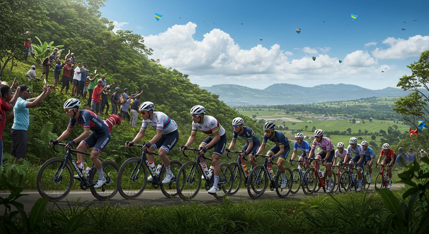 Suivez les Championnats du monde de cyclisme 2025 au Rwanda ! Horaires, chaînes TV et favoris pour la course masculine. Qui remportera le maillot arc-en-ciel ?