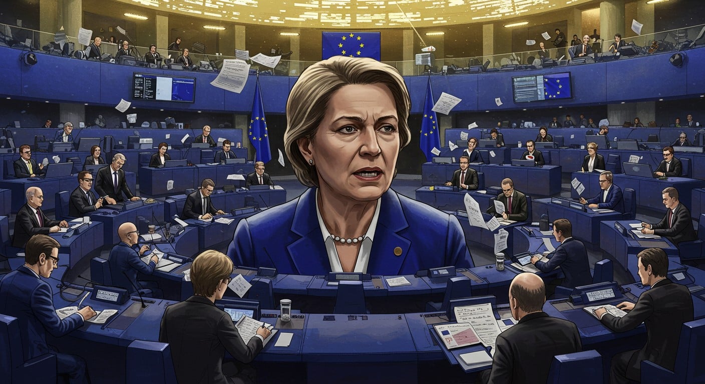 Jordan Bardella lance une motion de censure contre Ursula von der Leyen. Quels enjeux pour l’UE ? Découvrez les détails et implications.