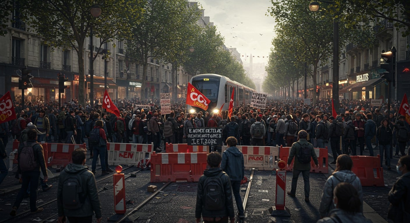 Découvrez les risques de blocages massifs le 10 septembre à Paris et en Île-de-France : transports, écoles, hôpitaux touchés par la grève contre l'austérité. Quelles perturbations attendre ?