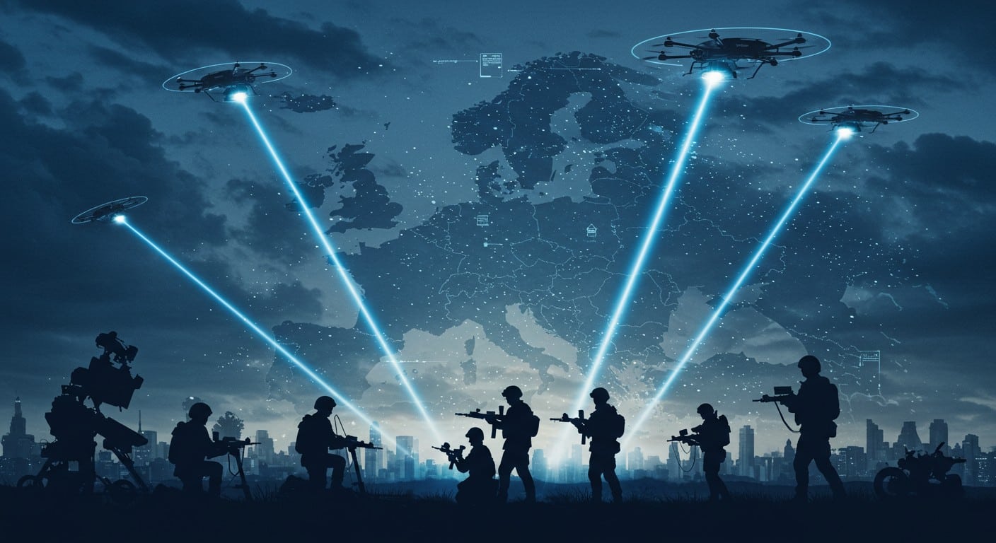 L’Ukraine inspire l’Europe avec ses technologies anti-drones face aux menaces aériennes. Découvrez comment un mur défensif high-tech se dessine.