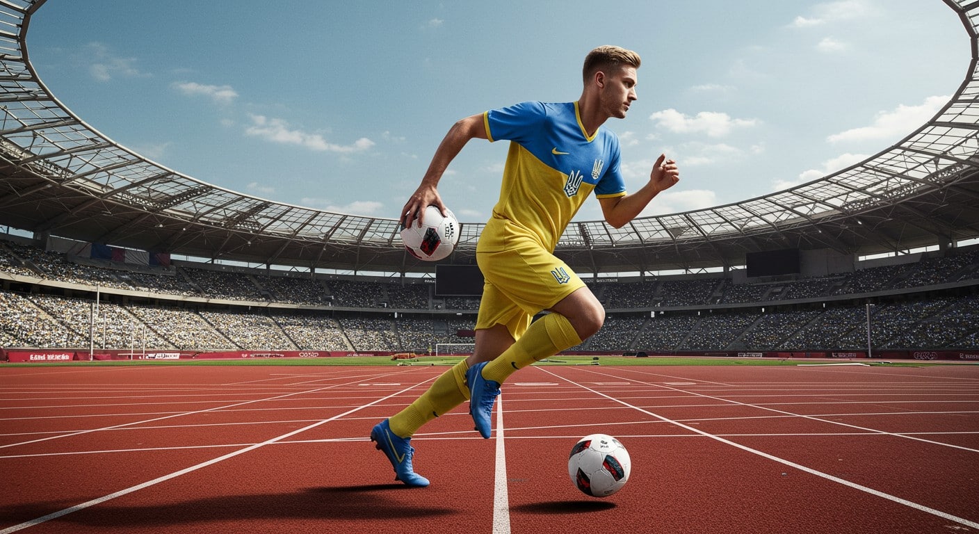 Mudryk, star du foot, vise les JO 2028 en athlétisme. Peut-il rivaliser avec les sprinteurs comme Bolt ? Découvrez son défi !