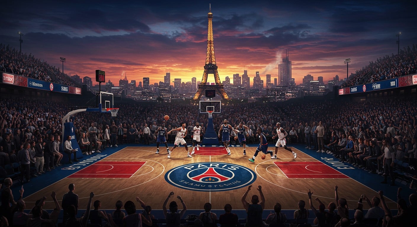 La NBA arrive en Europe dès 2027 avec le PSG ! Découvrez comment ce championnat va bouleverser le basket européen et ce que cela signifie pour les fans.