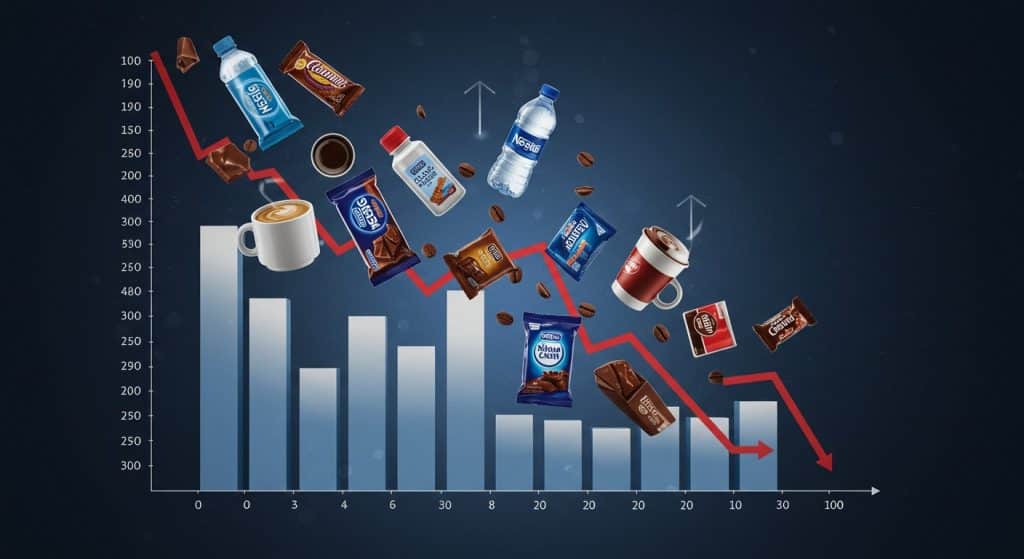 Nestlé : Chute en Bourse Après un Changement de PDG
