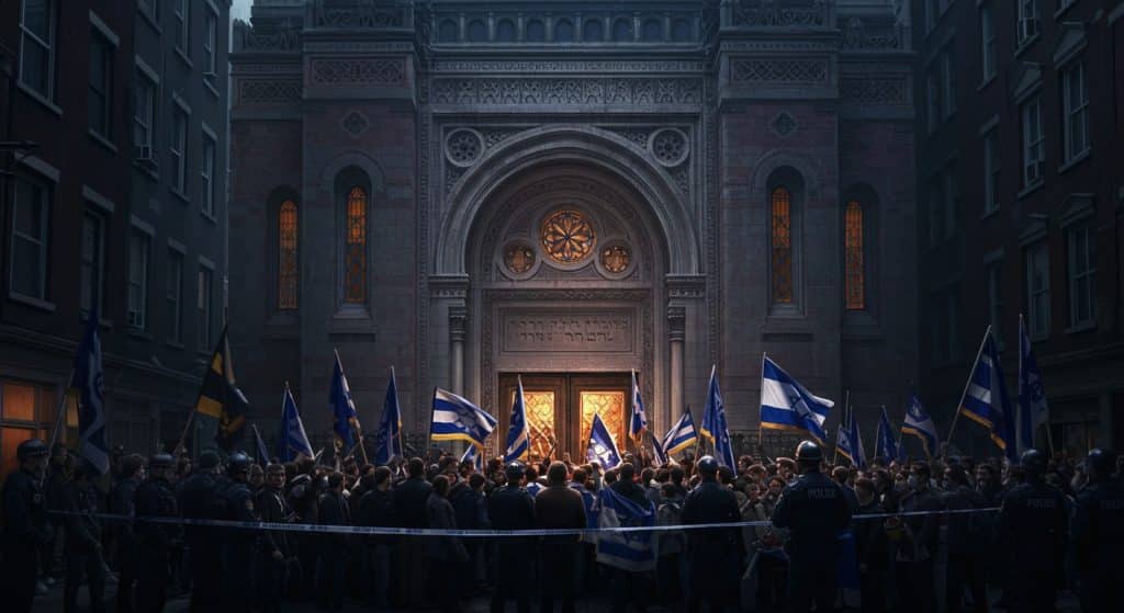 Nice : Intrusion Pro-Palestinienne dans une Synagogue