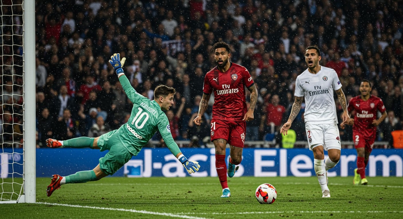 Le Paris FC arrache un nul 1-1 à Nice grâce à Krasso et Nkambadio. Découvrez les moments forts, les notes des joueurs et les clés du match !