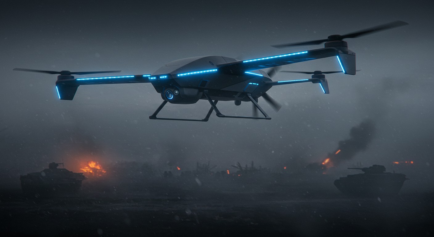 Découvrez le Mini Shark 2025, drone ukrainien avec caméra 360° et autonomie doublée. Une arme clé dans la guerre en Ukraine. Cliquez pour en savoir plus !