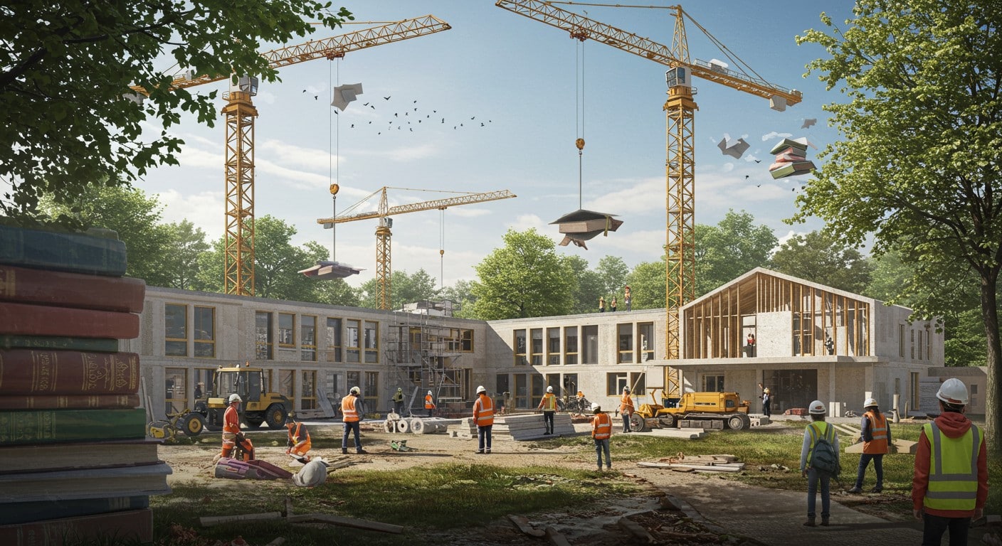 Quatre nouveaux collèges en Essonne pour répondre à la croissance démographique. Découvrez les projets à Wissous, Fleury-Mérogis, Viry-Châtillon et Corbeil-Essonnes.
