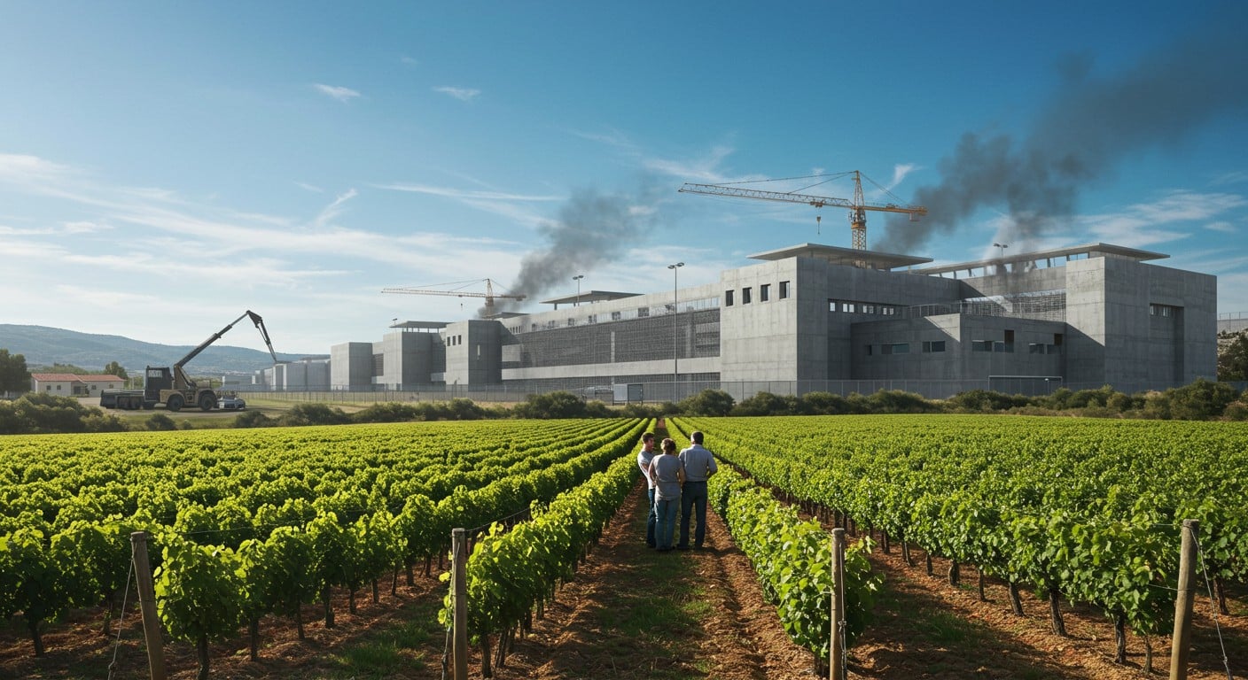 La prison de Rivesaltes obtient son permis de construire, mais les vignerons voisins s’inquiètent pour leurs exploitations. Quels impacts pour l’agriculture locale ?