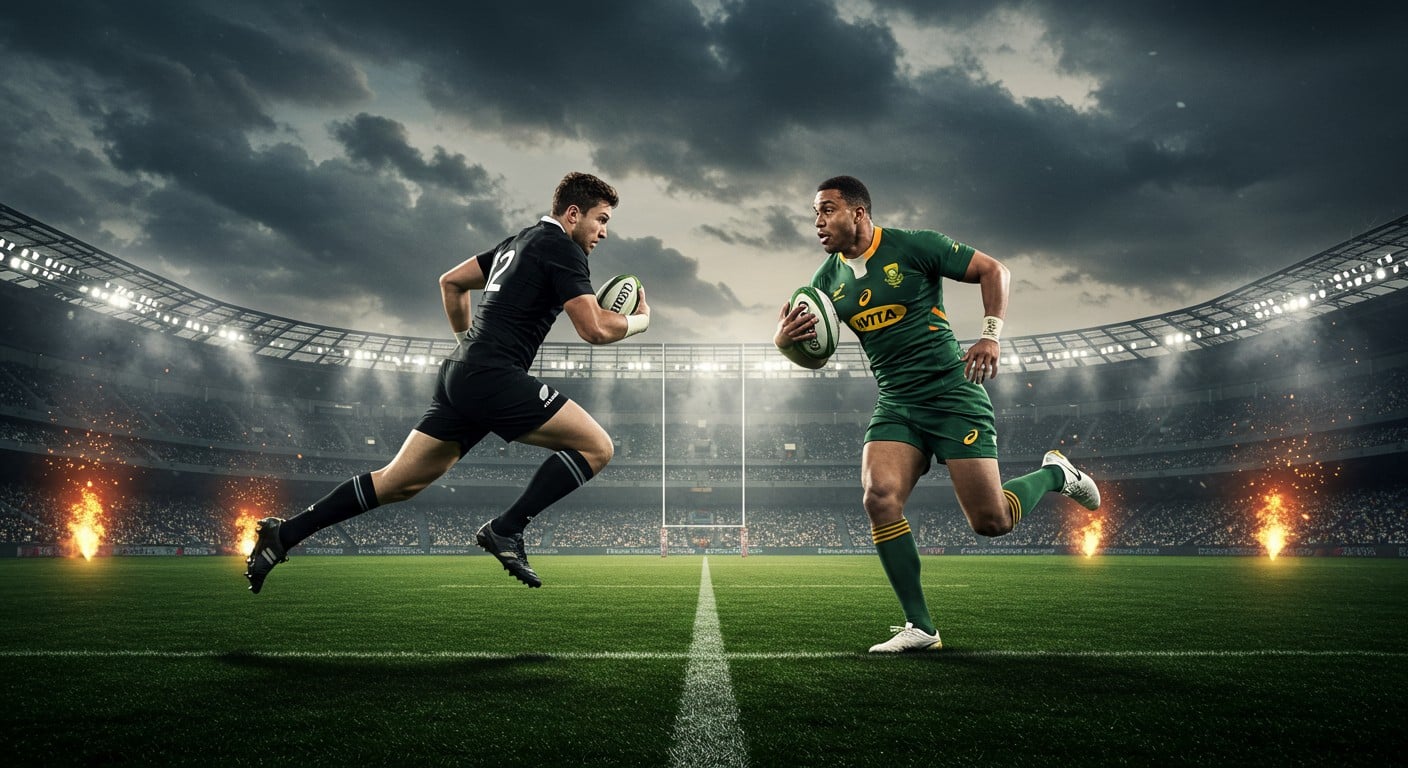 Découvrez l'heure exacte et la chaîne TV pour le choc Nouvelle-Zélande - Afrique du Sud en Rugby Championship. Rematch bouillant à Wellington ce 13 septembre, ne ratez pas ce duel des titans !