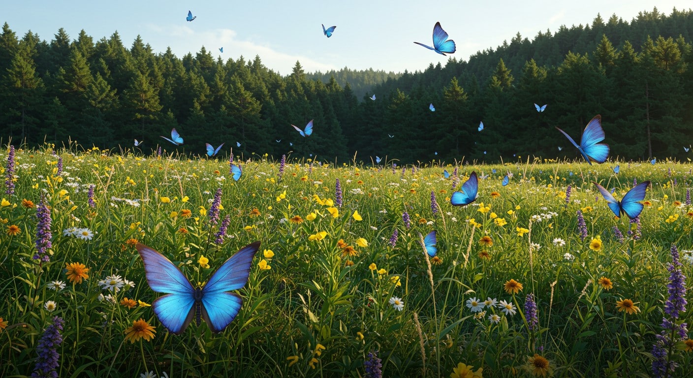 Découvrez les papillons bleus de Béthisy-Saint-Pierre, un spectacle rare dans l’Oise. Un microclimat unique attire ces merveilles. À lire !