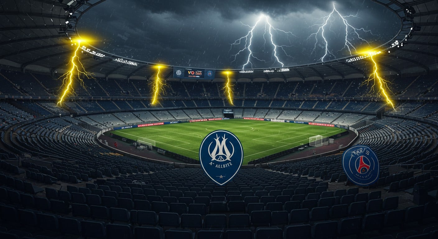 Le clasico OM-PSG reporté à cause des orages à Marseille. Quand aura lieu le match ? Découvrez les raisons et les impacts de cette décision inattendue.
