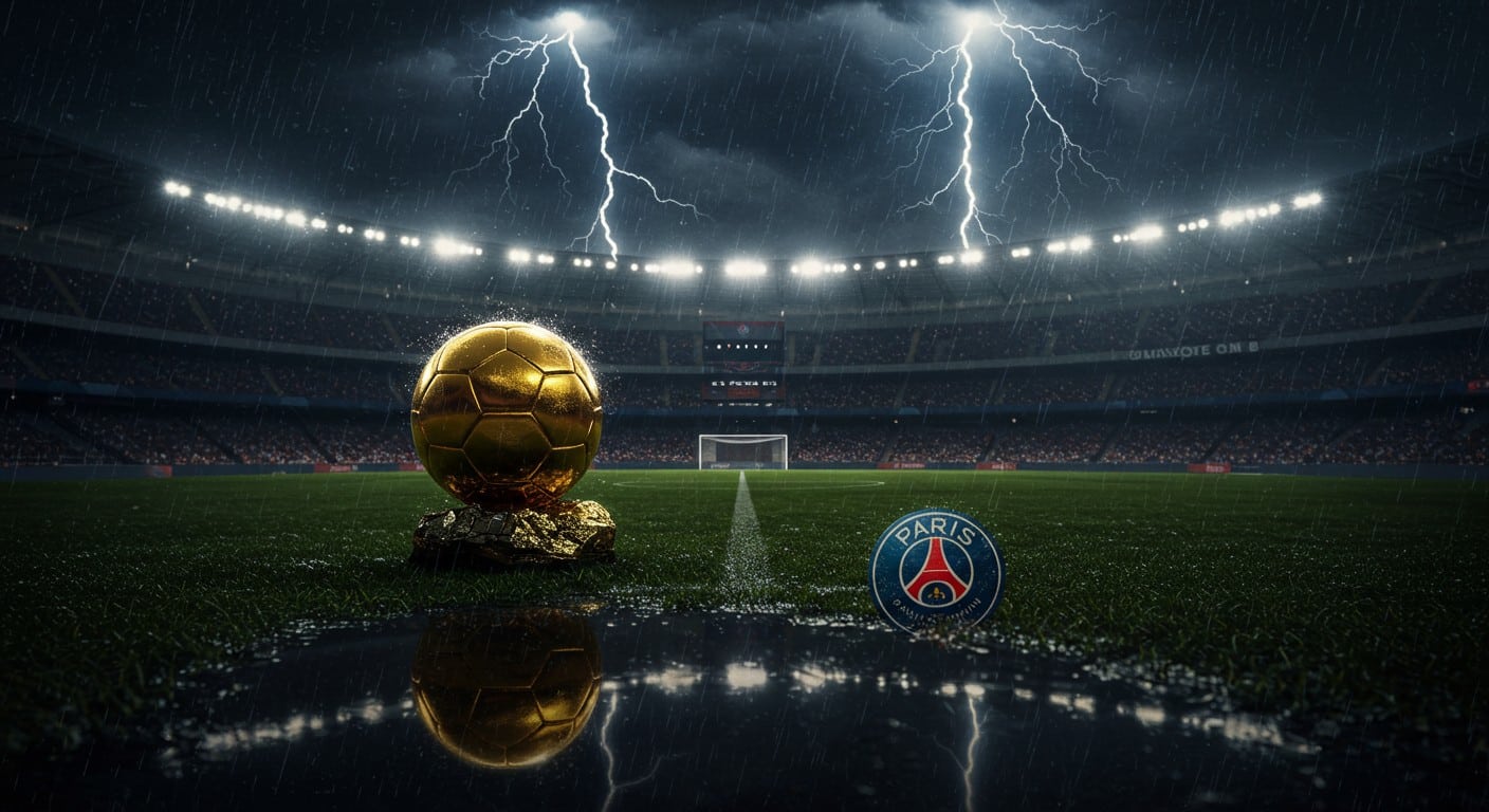 Le clasico OM-PSG reporté à cause d’orages crée des tensions avec la Ligue et coïncide avec le Ballon d’Or. Découvrez les coulisses de ce conflit !